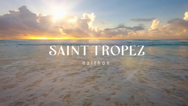 Nai Thon Beach at sunset, close to Saint Tropez Naithon